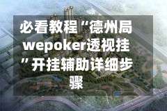 必看教程“德州局wepoker透视挂”开挂辅助详细步骤-第3张图片