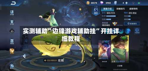 实测辅助	”边锋游戏辅助挂”开挂详细教程-第1张图片