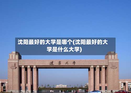 沈阳最好的大学是哪个(沈阳最好的大学是什么大学)-第1张图片