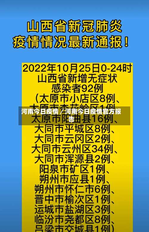 河南今日疫情／河南今日疫情官方报告-第3张图片