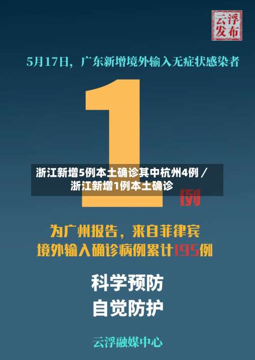 浙江新增5例本土确诊其中杭州4例／浙江新增1例本土确诊-第1张图片