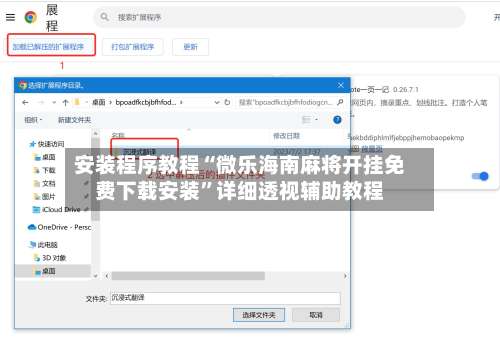 安装程序教程“微乐海南麻将开挂免费下载安装”详细透视辅助教程-第3张图片