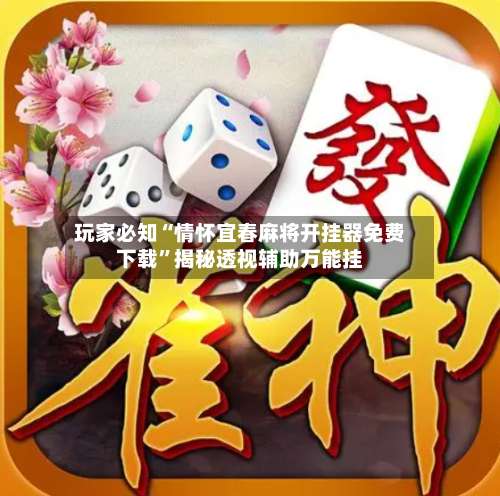 玩家必知“情怀宜春麻将开挂器免费下载”揭秘透视辅助万能挂-第3张图片