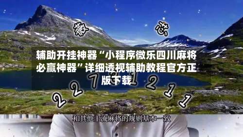 辅助开挂神器“小程序微乐四川麻将必赢神器”详细透视辅助教程官方正版下载-第3张图片