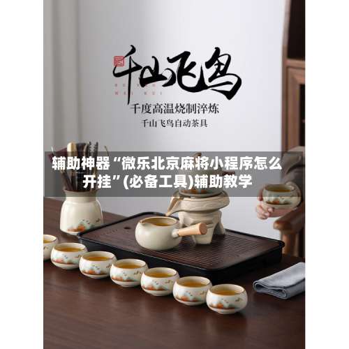 辅助神器“微乐北京麻将小程序怎么开挂	”(必备工具)辅助教学-第3张图片