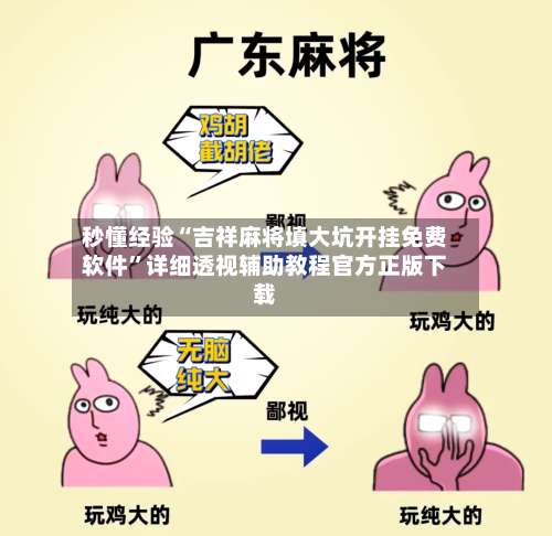 秒懂经验“吉祥麻将填大坑开挂免费软件	”详细透视辅助教程官方正版下载-第1张图片