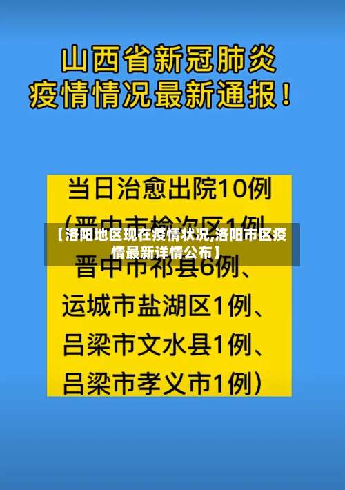 【洛阳地区现在疫情状况,洛阳市区疫情最新详情公布】-第1张图片