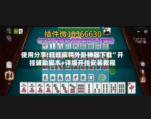 使用分享!旺旺麻将外卦神器下载	”开挂辅助脚本+详细开挂安装教程-第2张图片
