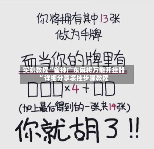 实测教程“雀神广东麻将万能开挂器”详细分享装挂步骤教程-第2张图片