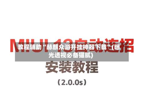 教程辅助“赫麒众游开挂神器下载”(曝光透视必备猫腻)-第3张图片