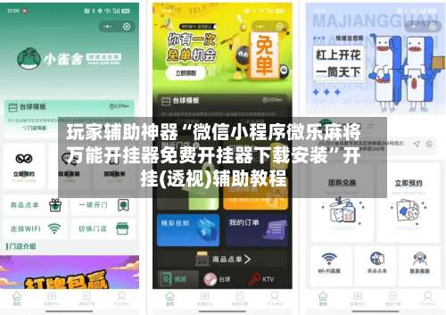 玩家辅助神器“微信小程序微乐麻将万能开挂器免费开挂器下载安装	”开挂(透视)辅助教程-第2张图片