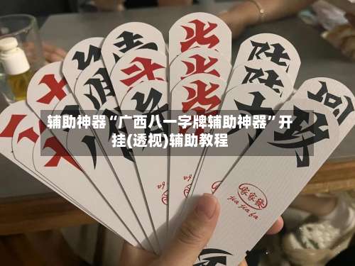 辅助神器“广西八一字牌辅助神器	”开挂(透视)辅助教程-第1张图片