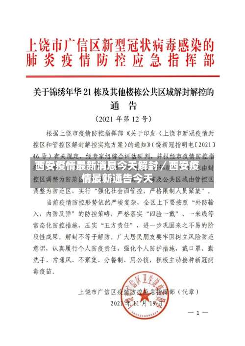 西安疫情最新消息今天解封／西安疫情最新通告今天-第1张图片
