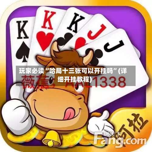 玩家必读“哈局十三张可以开挂吗	”(详细开挂教程)-第1张图片