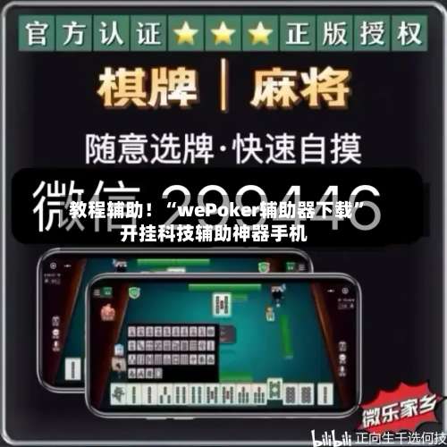 教程辅助！“wePoker辅助器下载”开挂科技辅助神器手机-第2张图片
