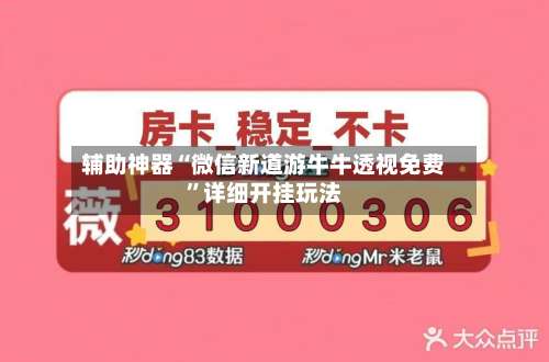 辅助神器“微信新道游牛牛透视免费”详细开挂玩法-第2张图片