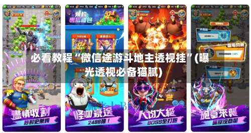 必看教程“微信途游斗地主透视挂”(曝光透视必备猫腻)-第2张图片