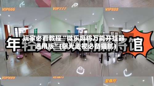 玩家必看教程“微乐麻将万能开挂器通用版	”(曝光透视必备猫腻)-第1张图片