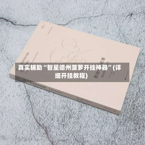 真实辅助“智星德州菠萝开挂神器”(详细开挂教程)-第3张图片