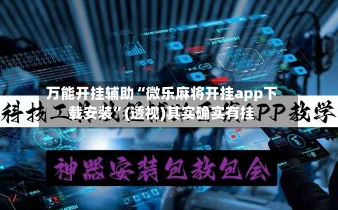 万能开挂辅助“微乐麻将开挂app下载安装”(透视)其实确实有挂-第3张图片