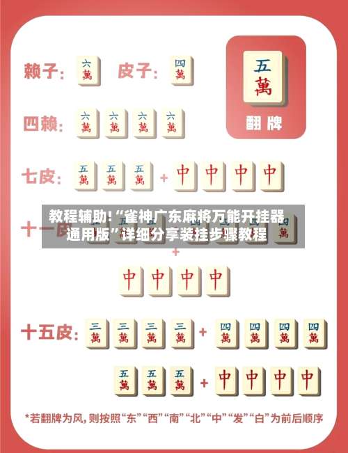 教程辅助!“雀神广东麻将万能开挂器通用版”详细分享装挂步骤教程-第2张图片