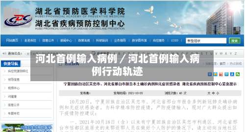 河北首例输入病例／河北首例输入病例行动轨迹-第1张图片