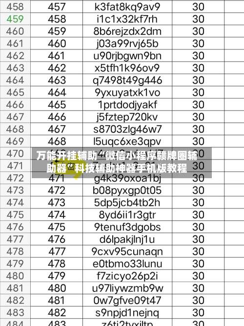 万能开挂辅助“微信小程序赣牌圈辅助器	”科技辅助神器手机版教程-第2张图片