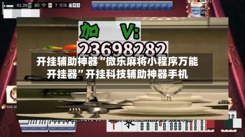 开挂辅助神器“微乐麻将小程序万能开挂器”开挂科技辅助神器手机-第2张图片