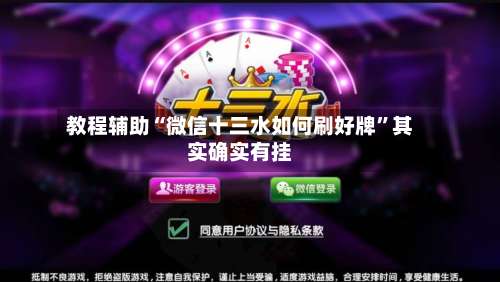 教程辅助“微信十三水如何刷好牌”其实确实有挂-第1张图片