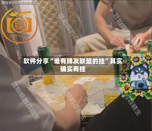 软件分享“谁有牌友联盟的挂”其实确实有挂-第1张图片