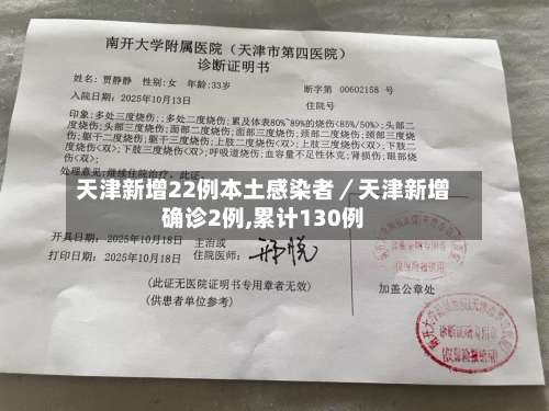 天津新增22例本土感染者／天津新增确诊2例,累计130例-第1张图片