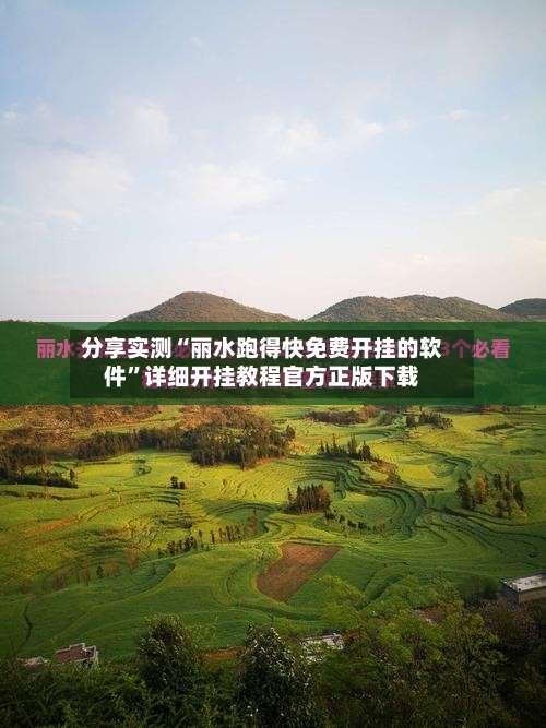 分享实测“丽水跑得快免费开挂的软件”详细开挂教程官方正版下载-第3张图片