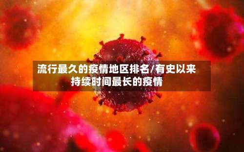 流行最久的疫情地区排名/有史以来持续时间最长的疫情-第1张图片