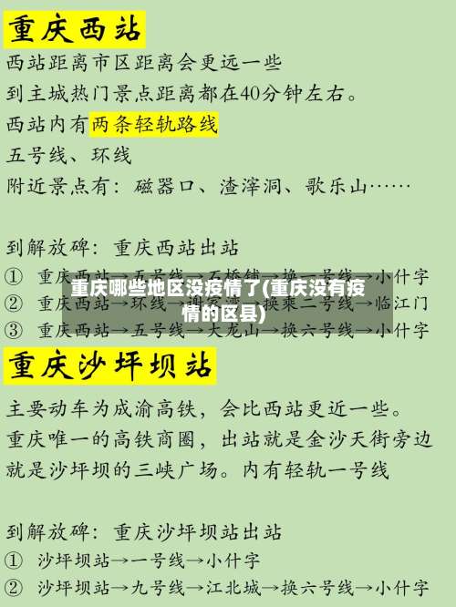 重庆哪些地区没疫情了(重庆没有疫情的区县)-第3张图片