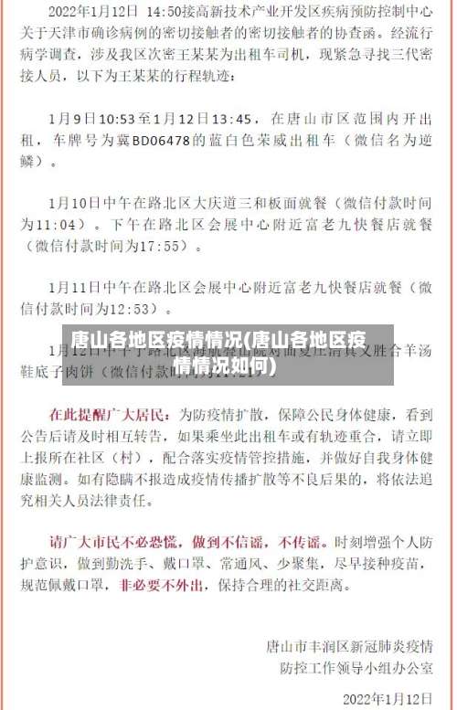 唐山各地区疫情情况(唐山各地区疫情情况如何)-第3张图片