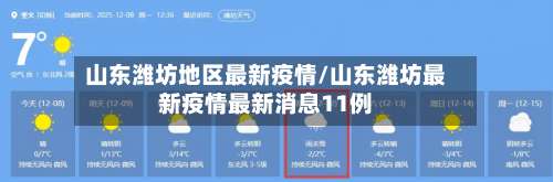 山东潍坊地区最新疫情/山东潍坊最新疫情最新消息11例-第1张图片