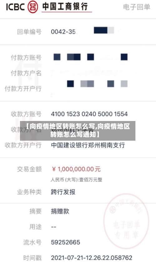 【向疫情地区转账怎么写,向疫情地区转账怎么写通知】-第3张图片
