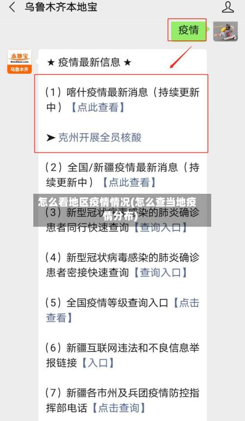 怎么看地区疫情情况(怎么查当地疫情分布)-第2张图片