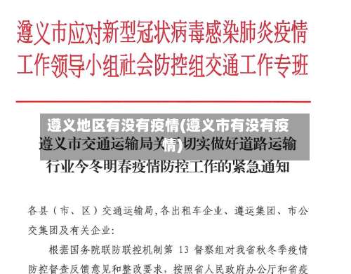 遵义地区有没有疫情(遵义市有没有疫情)-第1张图片