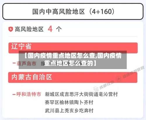 【国内疫情重点地区怎么查,国内疫情重点地区怎么查的】-第2张图片