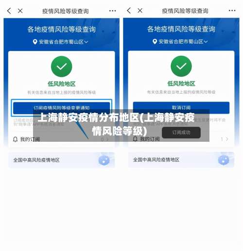 上海静安疫情分布地区(上海静安疫情风险等级)-第1张图片