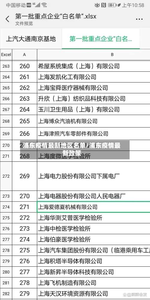 浦东疫情最新地区名单/浦东疫情最新政策-第3张图片