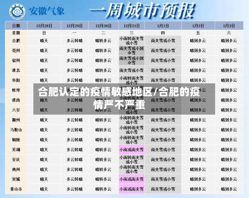 合肥认定的疫情敏感地区/合肥的疫情严不严重-第1张图片