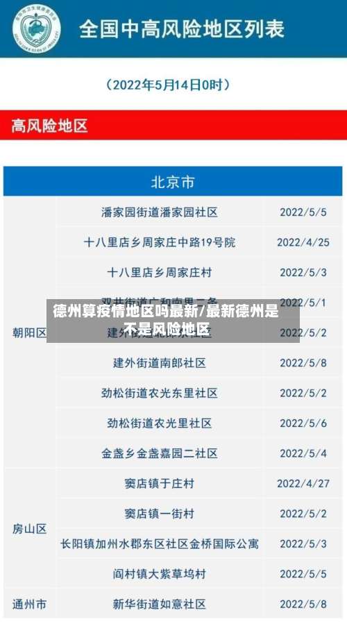 德州算疫情地区吗最新/最新德州是不是风险地区-第1张图片