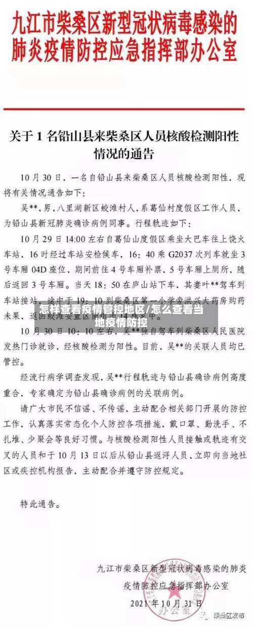 怎样查看疫情管控地区/怎么查看当地疫情防控-第2张图片