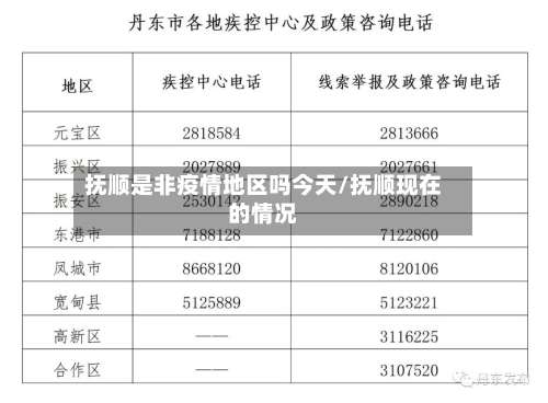 抚顺是非疫情地区吗今天/抚顺现在的情况-第2张图片