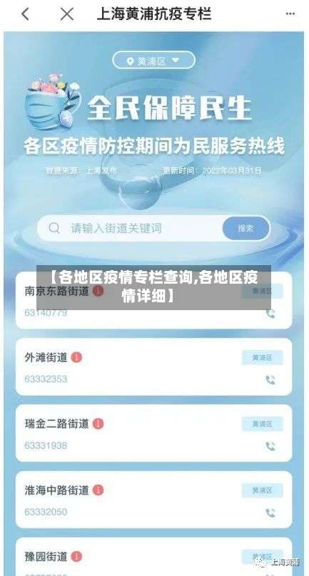 【各地区疫情专栏查询,各地区疫情详细】-第2张图片