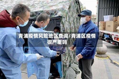 青浦疫情风险地区查询/青浦区疫情很严重吗-第2张图片
