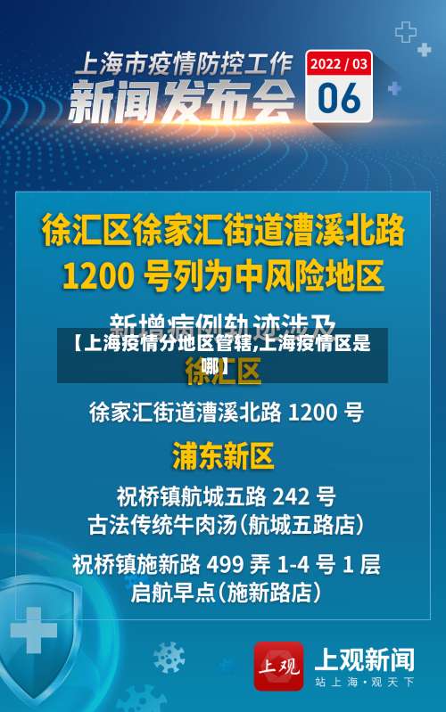 【上海疫情分地区管辖,上海疫情区是哪】-第1张图片
