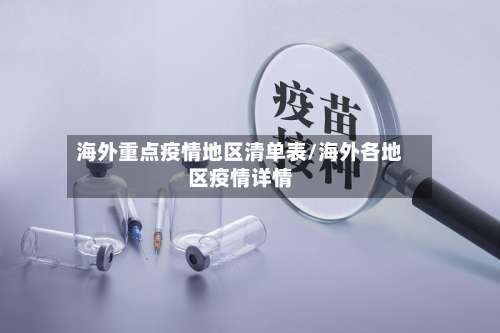 海外重点疫情地区清单表/海外各地区疫情详情-第1张图片